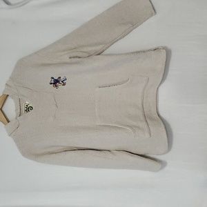 BAJA JOE Warm Yourself...Not The Earth Hoody with Tie-dye Dancing Bear.